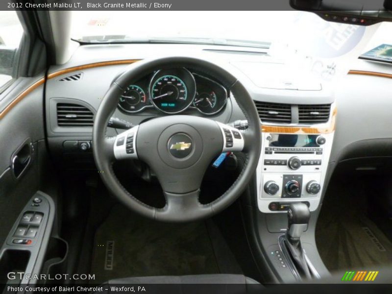 Black Granite Metallic / Ebony 2012 Chevrolet Malibu LT