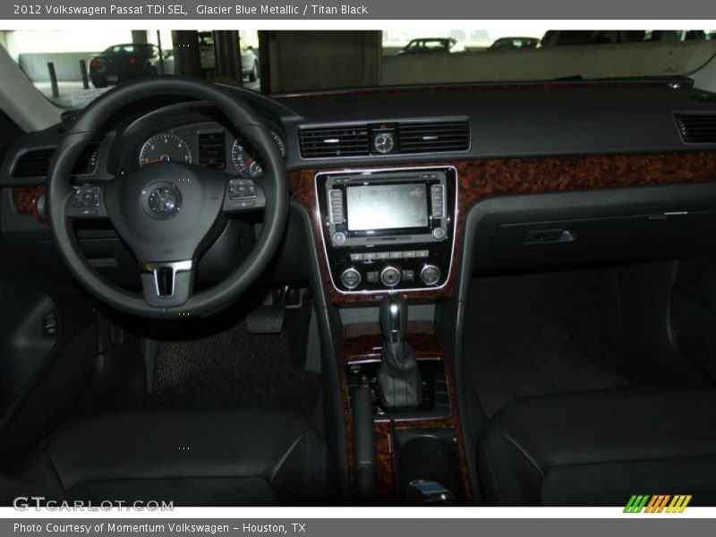 Glacier Blue Metallic / Titan Black 2012 Volkswagen Passat TDI SEL