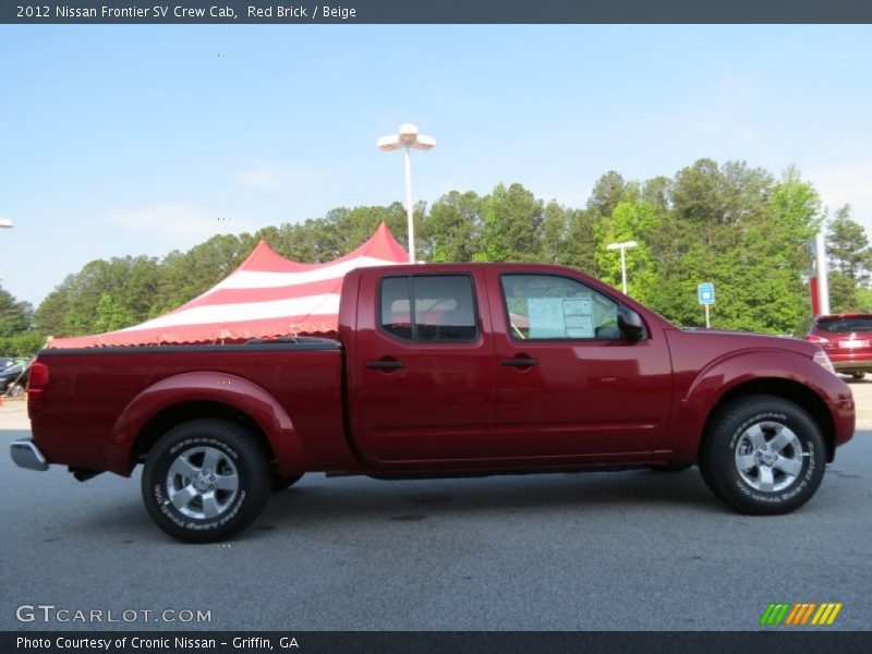 Red Brick / Beige 2012 Nissan Frontier SV Crew Cab