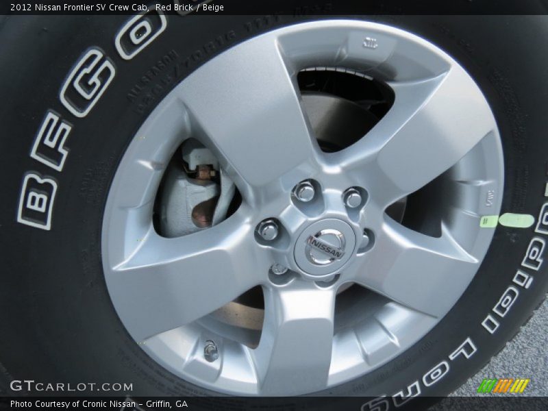 Red Brick / Beige 2012 Nissan Frontier SV Crew Cab
