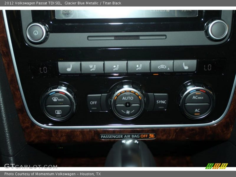 Glacier Blue Metallic / Titan Black 2012 Volkswagen Passat TDI SEL