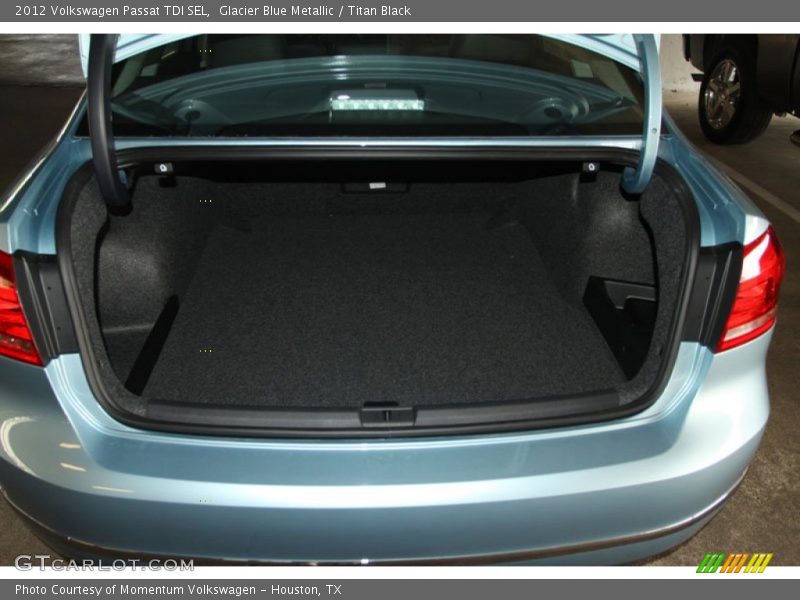 Glacier Blue Metallic / Titan Black 2012 Volkswagen Passat TDI SEL