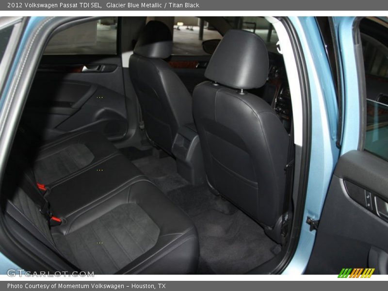 Glacier Blue Metallic / Titan Black 2012 Volkswagen Passat TDI SEL