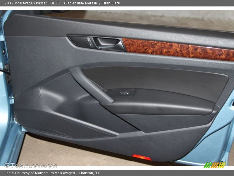 Glacier Blue Metallic / Titan Black 2012 Volkswagen Passat TDI SEL