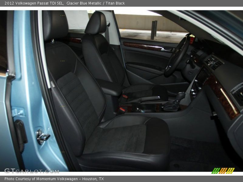 Glacier Blue Metallic / Titan Black 2012 Volkswagen Passat TDI SEL