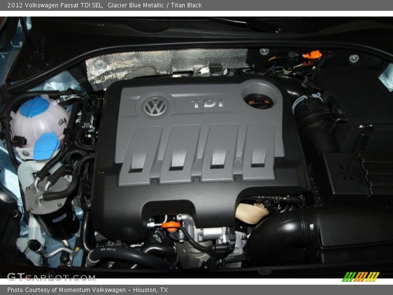 Glacier Blue Metallic / Titan Black 2012 Volkswagen Passat TDI SEL