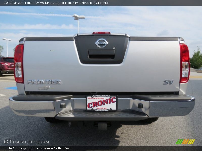 Brilliant Silver Metallic / Graphite 2012 Nissan Frontier SV V6 King Cab