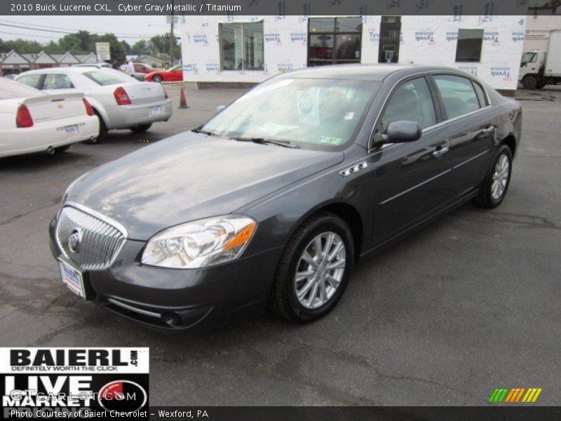 Cyber Gray Metallic / Titanium 2010 Buick Lucerne CXL