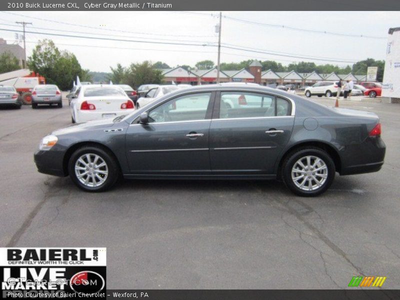 Cyber Gray Metallic / Titanium 2010 Buick Lucerne CXL