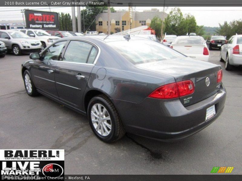 Cyber Gray Metallic / Titanium 2010 Buick Lucerne CXL