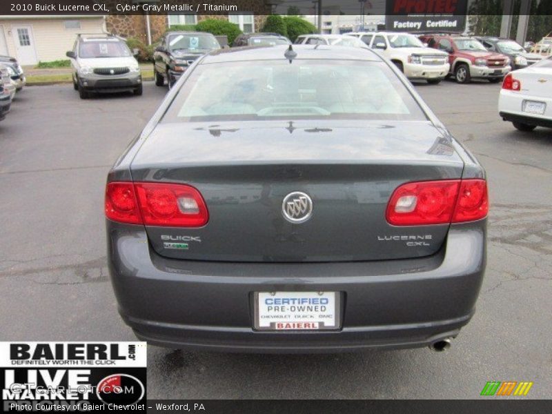 Cyber Gray Metallic / Titanium 2010 Buick Lucerne CXL