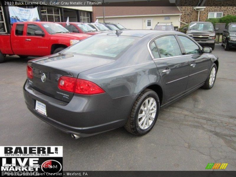 Cyber Gray Metallic / Titanium 2010 Buick Lucerne CXL