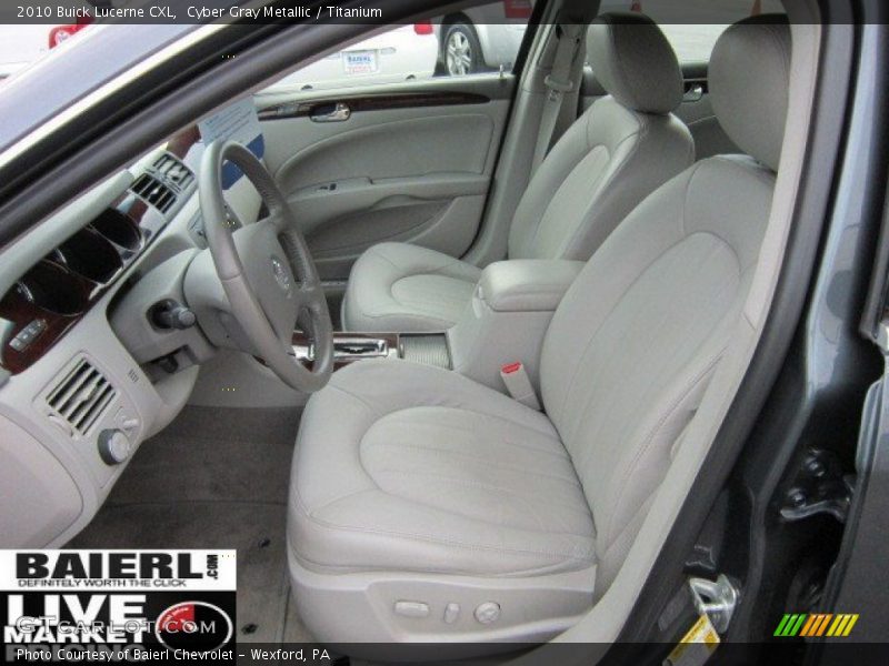 Cyber Gray Metallic / Titanium 2010 Buick Lucerne CXL