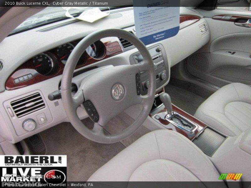 Cyber Gray Metallic / Titanium 2010 Buick Lucerne CXL