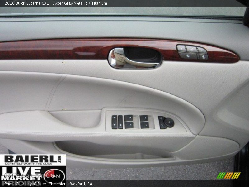 Cyber Gray Metallic / Titanium 2010 Buick Lucerne CXL