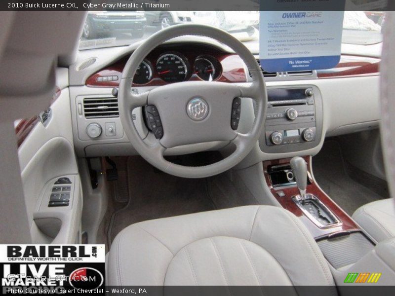 Cyber Gray Metallic / Titanium 2010 Buick Lucerne CXL