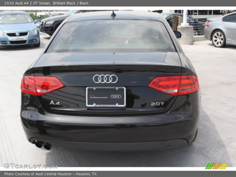 Brilliant Black / Black 2010 Audi A4 2.0T Sedan