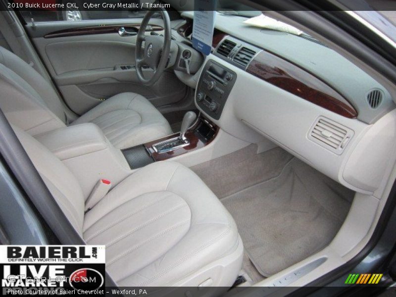 Cyber Gray Metallic / Titanium 2010 Buick Lucerne CXL