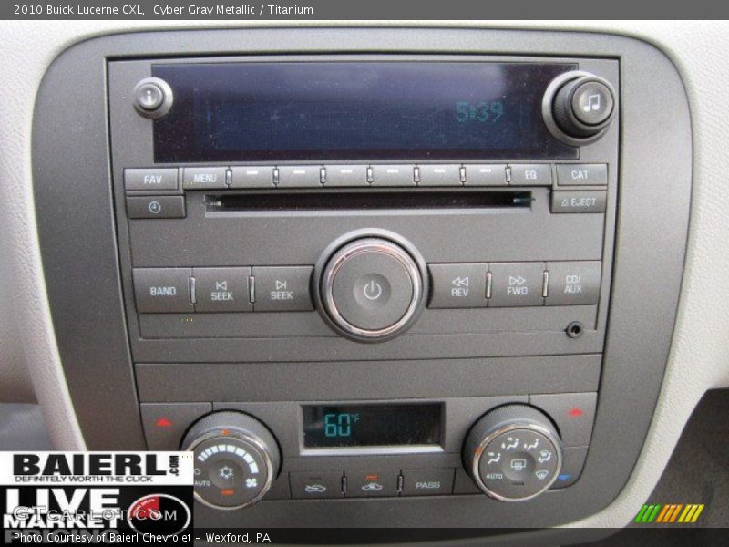 Cyber Gray Metallic / Titanium 2010 Buick Lucerne CXL