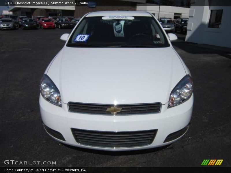 Summit White / Ebony 2010 Chevrolet Impala LT