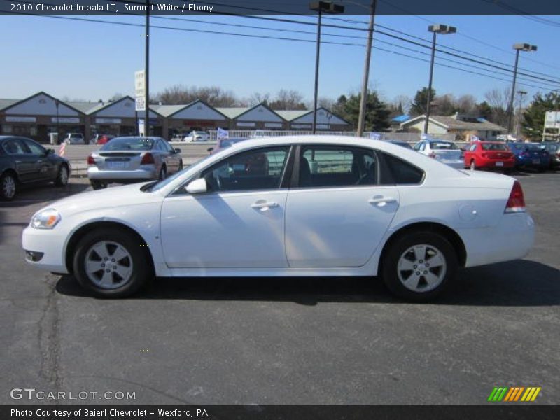 Summit White / Ebony 2010 Chevrolet Impala LT
