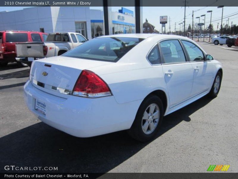 Summit White / Ebony 2010 Chevrolet Impala LT