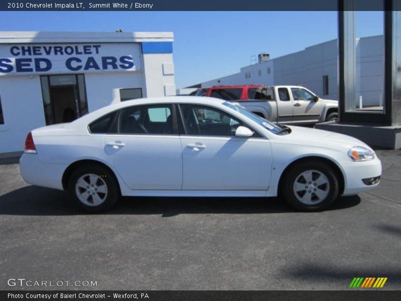 Summit White / Ebony 2010 Chevrolet Impala LT