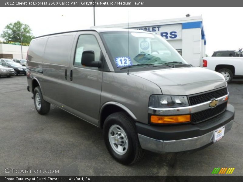 Graystone Metallic / Medium Pewter 2012 Chevrolet Express 2500 Cargo Van