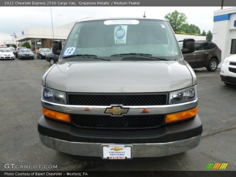 Graystone Metallic / Medium Pewter 2012 Chevrolet Express 2500 Cargo Van