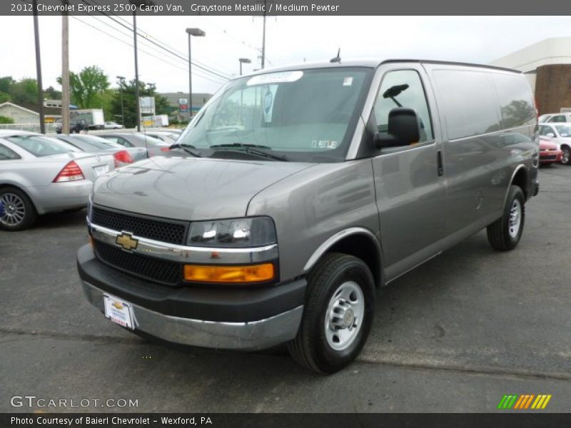 Graystone Metallic / Medium Pewter 2012 Chevrolet Express 2500 Cargo Van