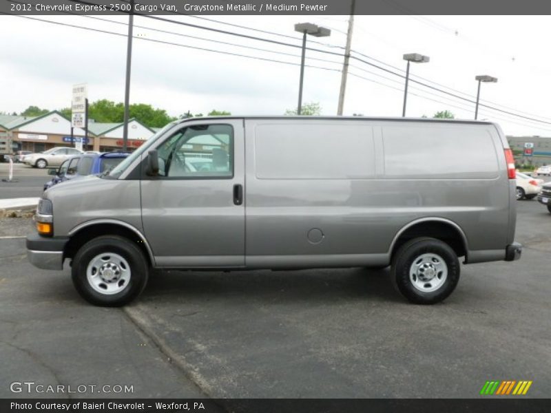 Graystone Metallic / Medium Pewter 2012 Chevrolet Express 2500 Cargo Van