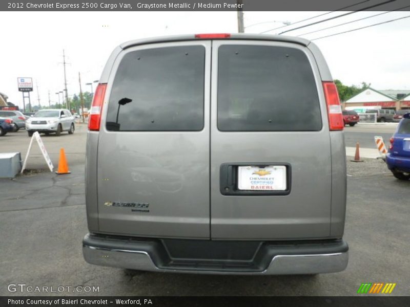 Graystone Metallic / Medium Pewter 2012 Chevrolet Express 2500 Cargo Van