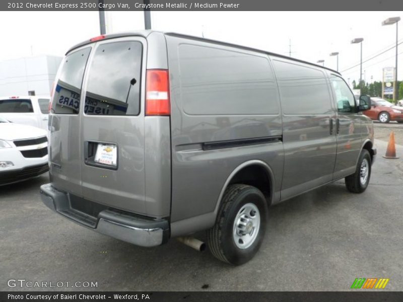 Graystone Metallic / Medium Pewter 2012 Chevrolet Express 2500 Cargo Van