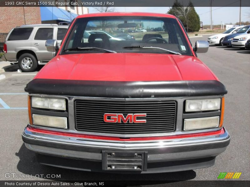 Victory Red / Red 1993 GMC Sierra 1500 SLE Regular Cab