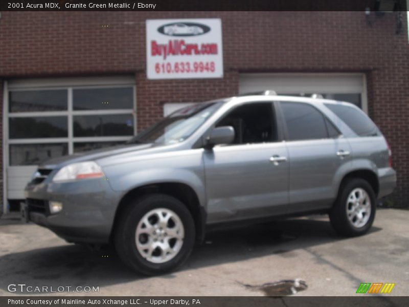 Granite Green Metallic / Ebony 2001 Acura MDX