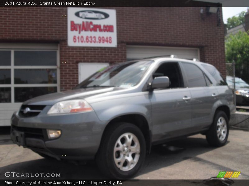 Granite Green Metallic / Ebony 2001 Acura MDX