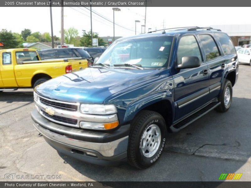 Bermuda Blue Metallic / Gray/Dark Charcoal 2005 Chevrolet Tahoe LT 4x4