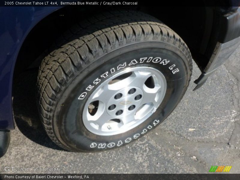 Bermuda Blue Metallic / Gray/Dark Charcoal 2005 Chevrolet Tahoe LT 4x4