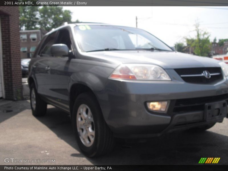 Granite Green Metallic / Ebony 2001 Acura MDX