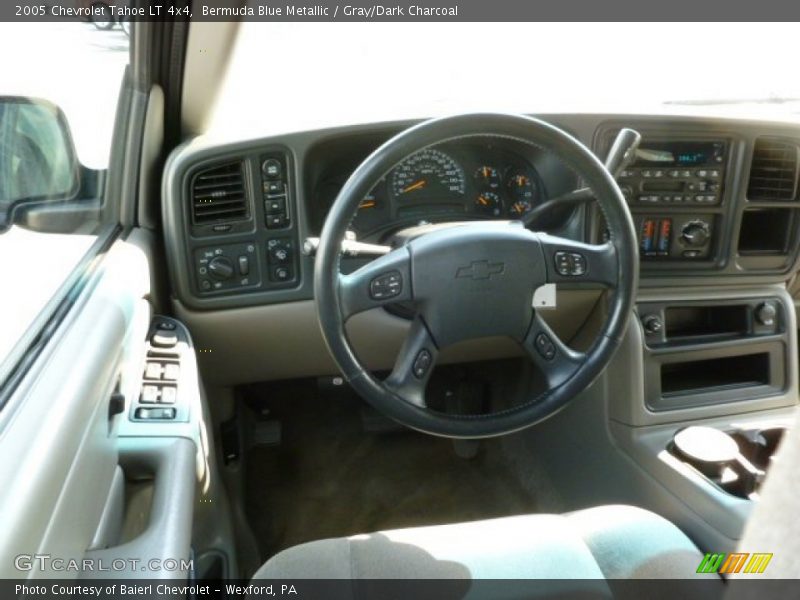 Bermuda Blue Metallic / Gray/Dark Charcoal 2005 Chevrolet Tahoe LT 4x4