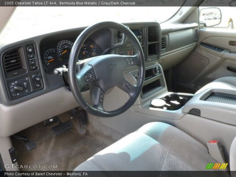 Bermuda Blue Metallic / Gray/Dark Charcoal 2005 Chevrolet Tahoe LT 4x4