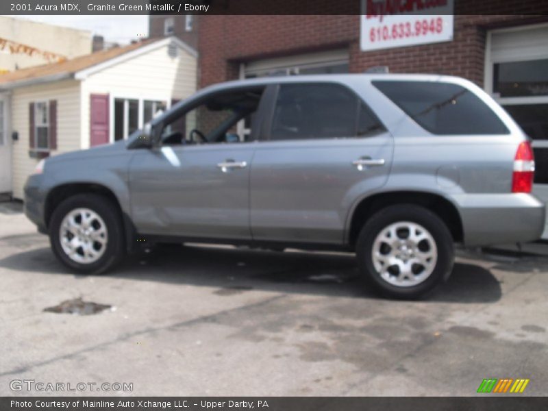Granite Green Metallic / Ebony 2001 Acura MDX