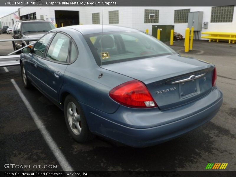 Graphite Blue Metallic / Medium Graphite 2001 Ford Taurus SES