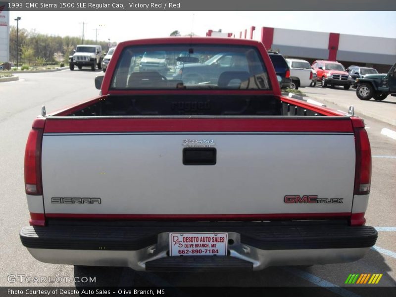 Victory Red / Red 1993 GMC Sierra 1500 SLE Regular Cab