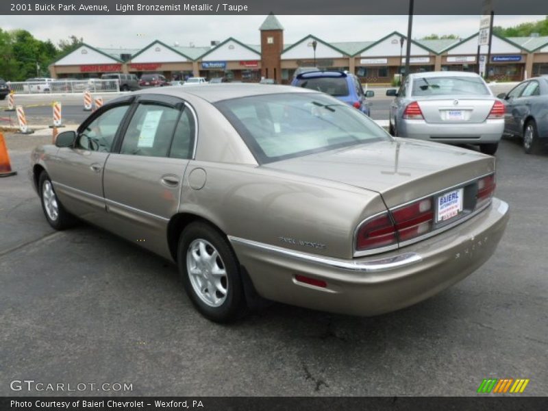 Light Bronzemist Metallic / Taupe 2001 Buick Park Avenue