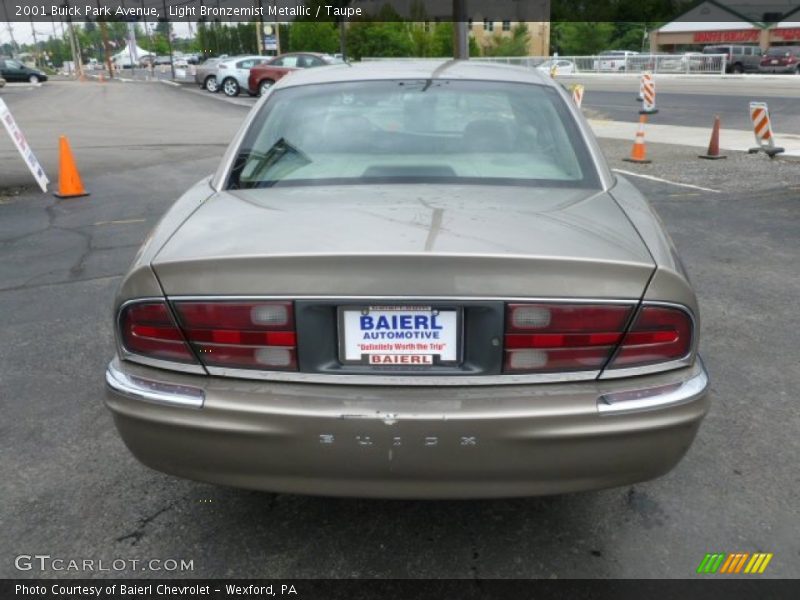 Light Bronzemist Metallic / Taupe 2001 Buick Park Avenue