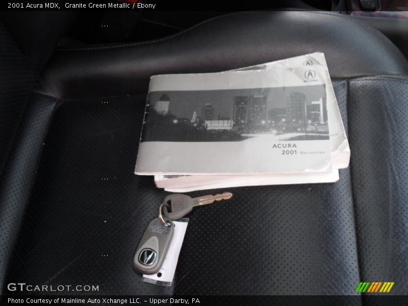 Granite Green Metallic / Ebony 2001 Acura MDX