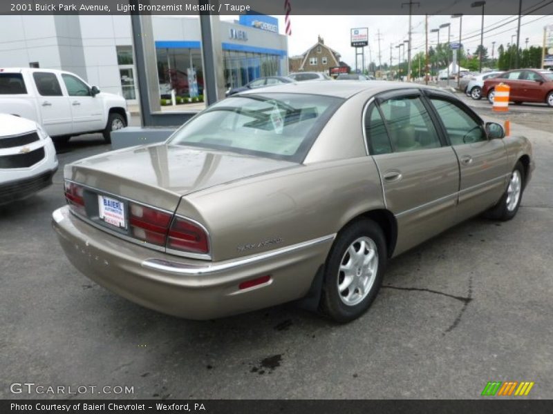 Light Bronzemist Metallic / Taupe 2001 Buick Park Avenue