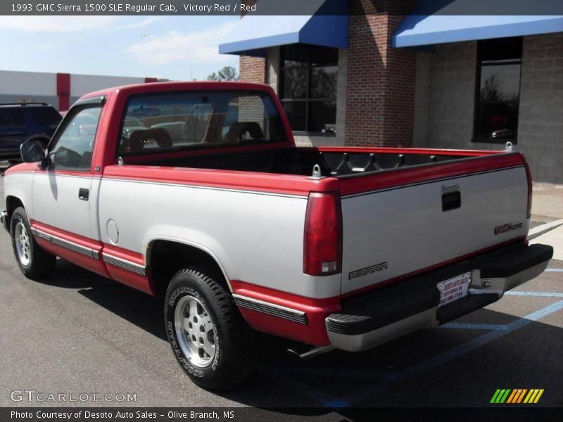 Victory Red / Red 1993 GMC Sierra 1500 SLE Regular Cab