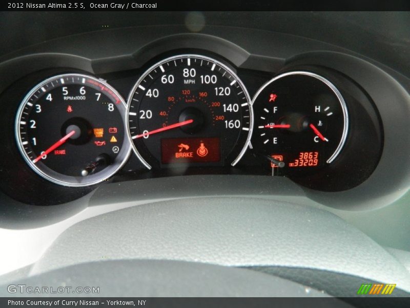 Ocean Gray / Charcoal 2012 Nissan Altima 2.5 S